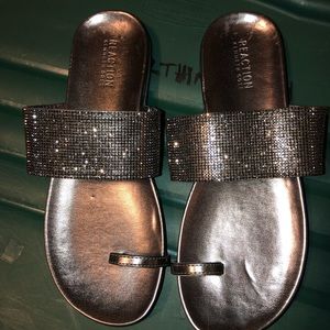 Metallic purple”ish” Sandals.  Size 9